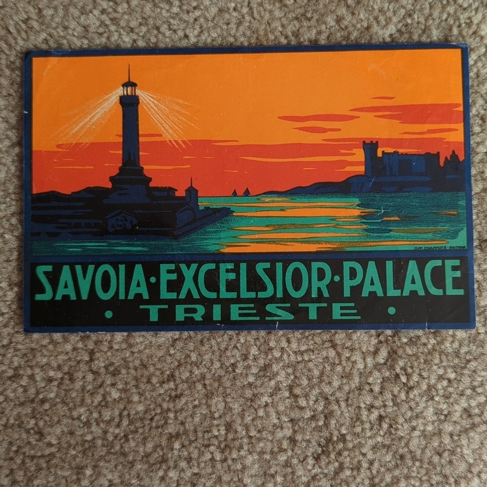 Large Steamer Trunk Labels - Picture 5 of 6